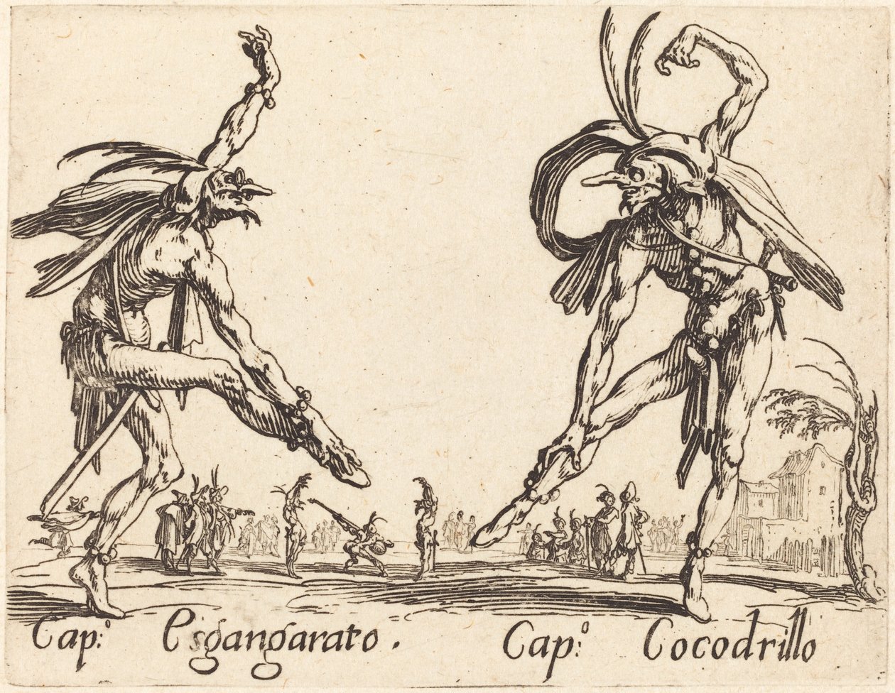paisagem de Jacques Callot
