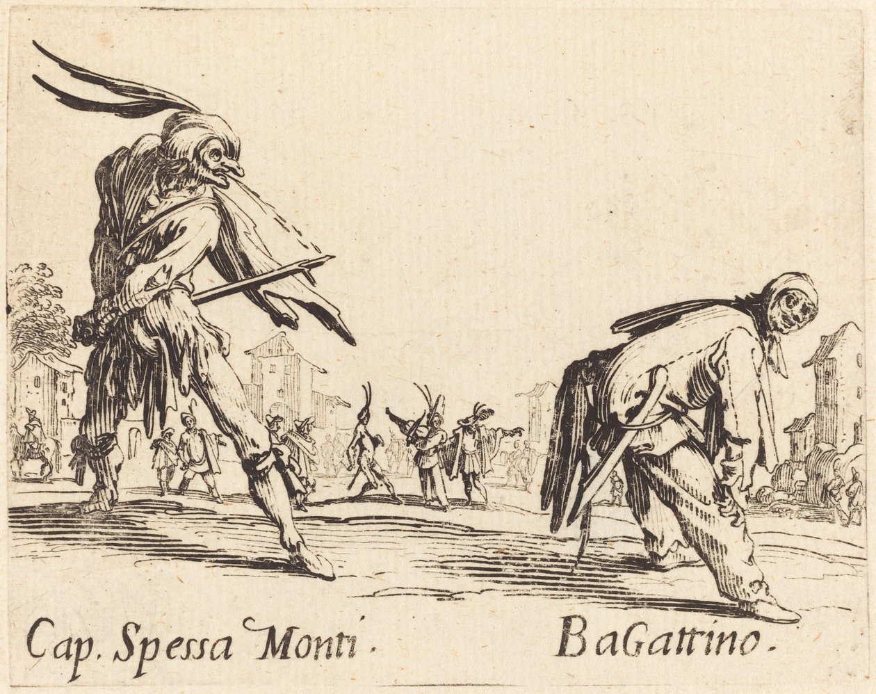Cap. Spessa Monti e Bagattino de Jacques Callot