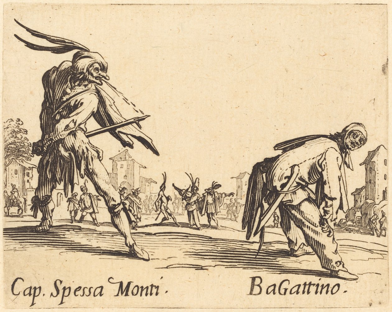 Cap. Spessa Monti e Bagattino de Jacques Callot