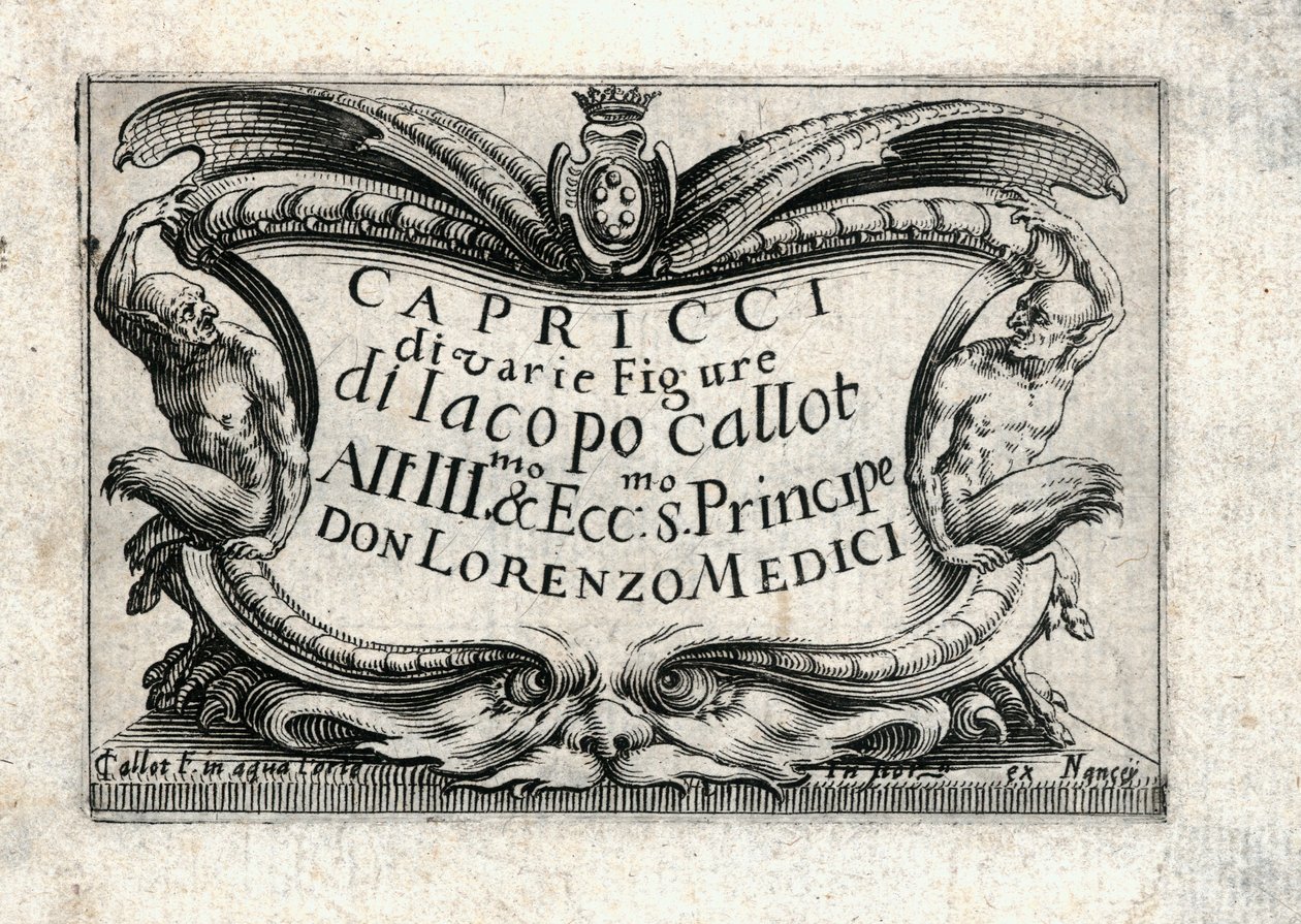 Caprichos de várias figuras de Jacques Callot