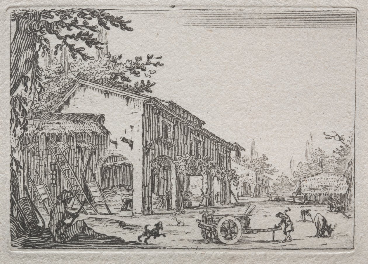 Caprichos: A fazenda italiana. de Jacques Callot