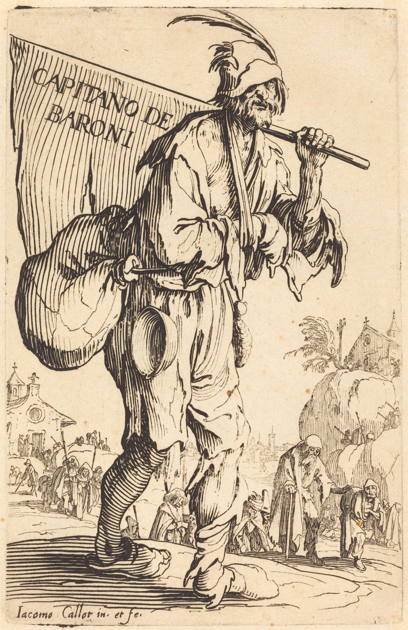 Capitão dos barões de Jacques Callot