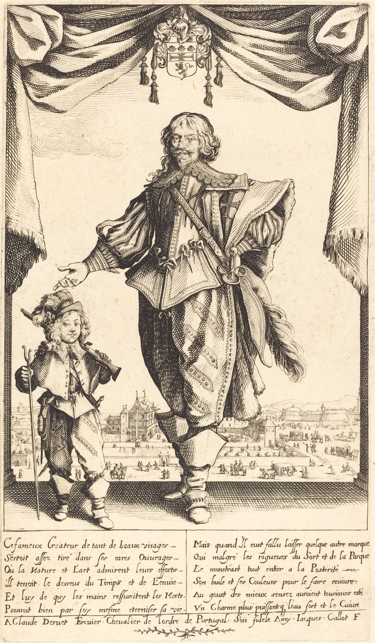Claude Deruet e seu filho, Jean de Jacques Callot