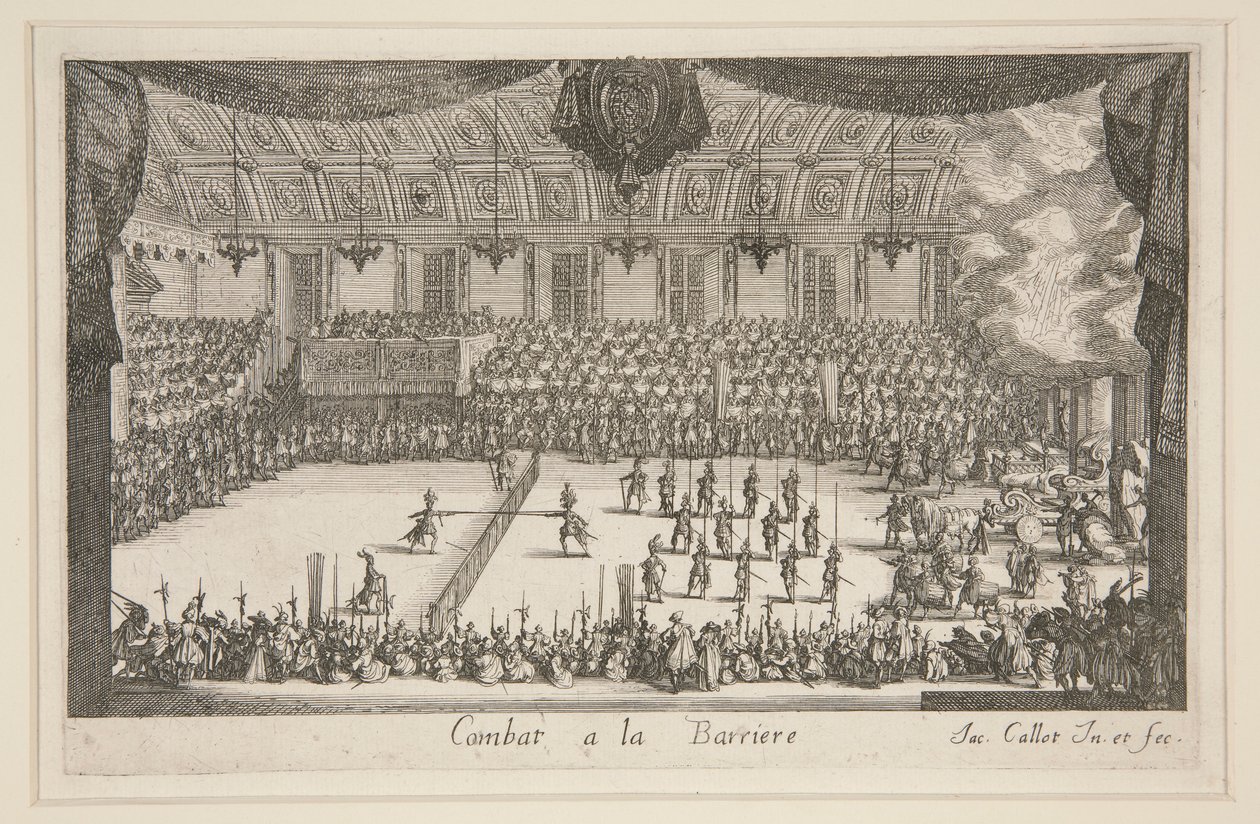 Lutar? Barreira, Combate de Jacques Callot
