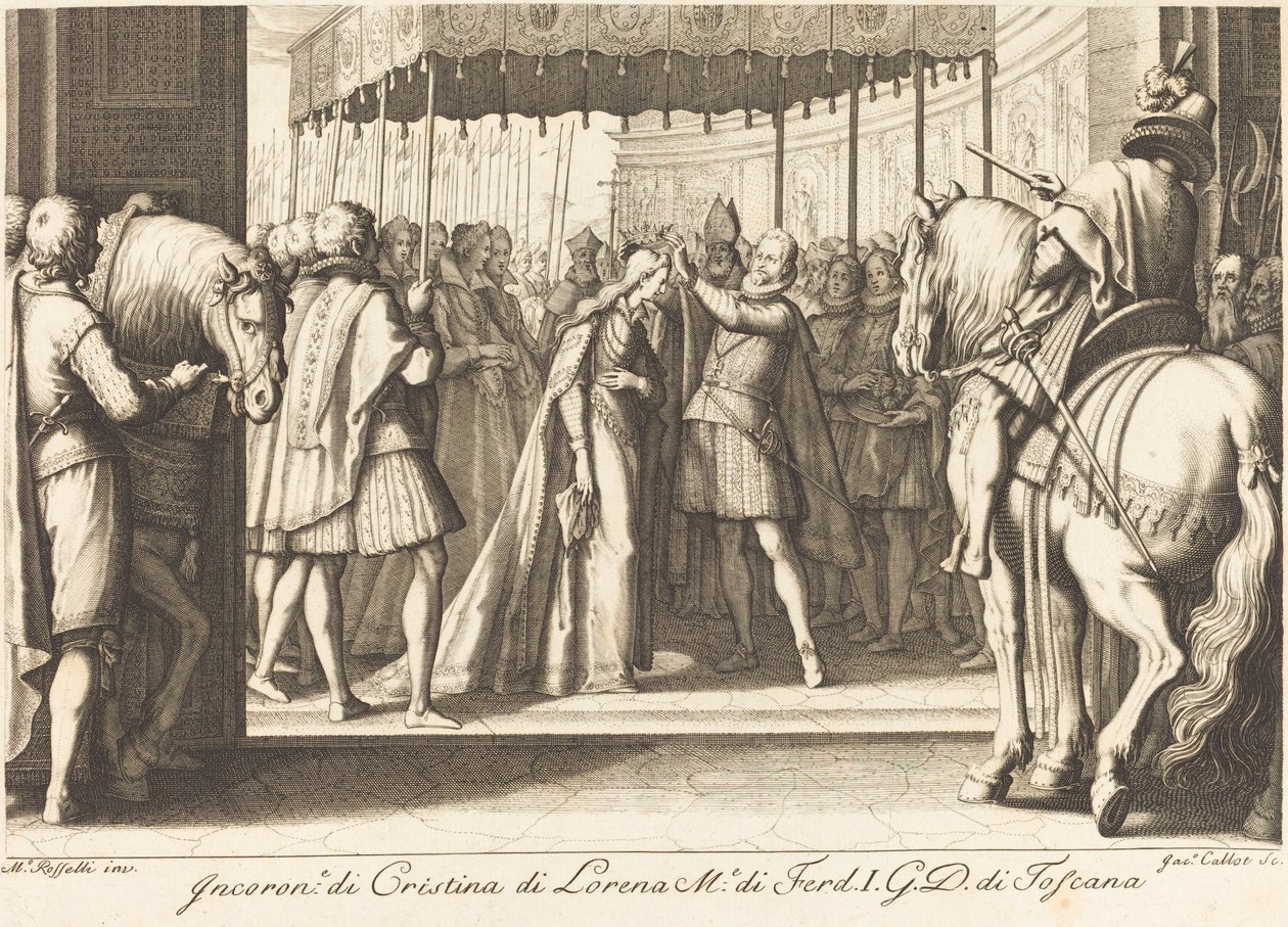 Coroação da Grã-Duquesa de Jacques Callot