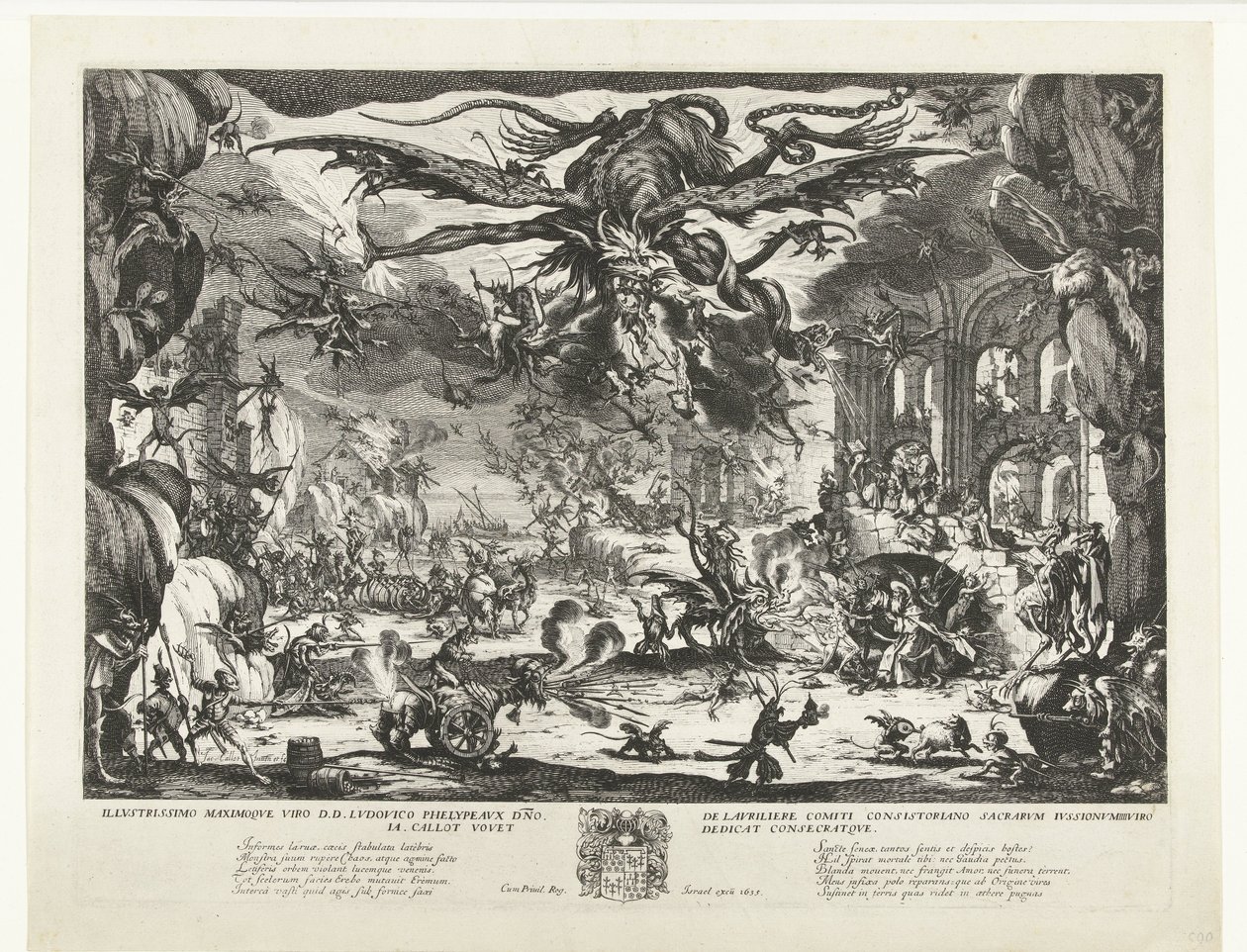 A tentação de Santo António de Jacques Callot