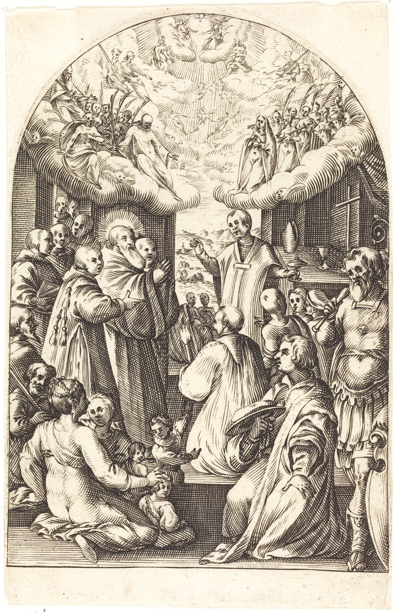 Morte de São Benedito de Jacques Callot