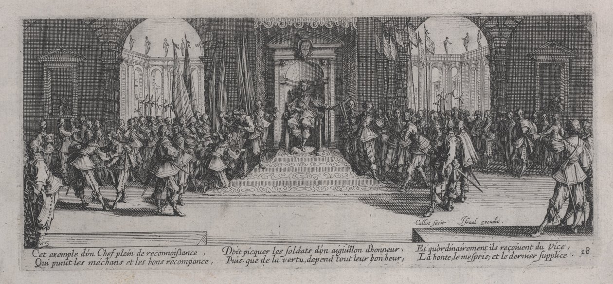 Distribution of Rewards (Distribution des recompenses), de &39;The Miseries of War&39; de Jacques Callot