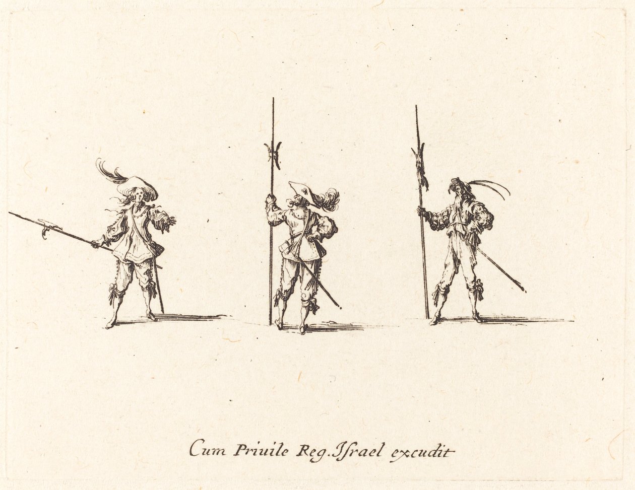 Perfurar com alabardas de Jacques Callot