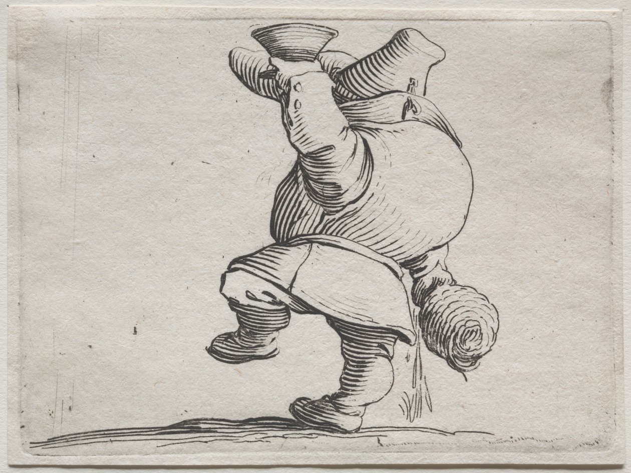 Bebedor Visto De Trás. de Jacques Callot