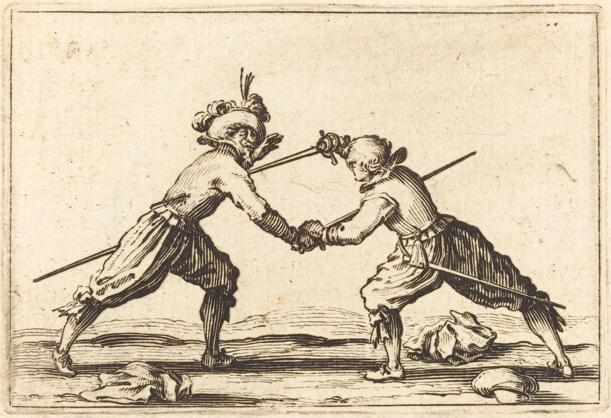 Duelo com espadas de Jacques Callot