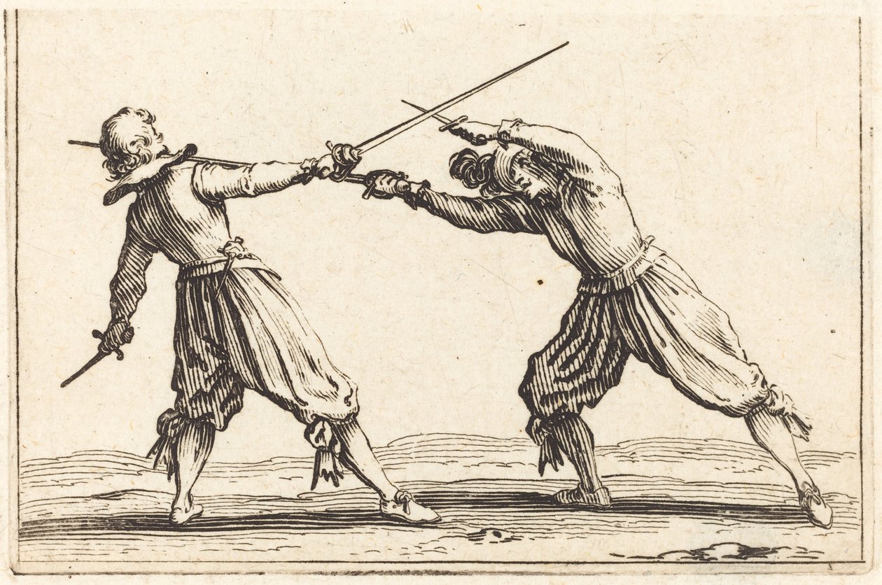 Duelo com Espadas e Adagas de Jacques Callot