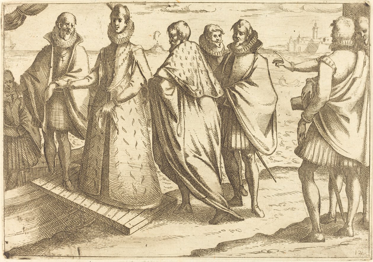 Embarque em Génova de Jacques Callot