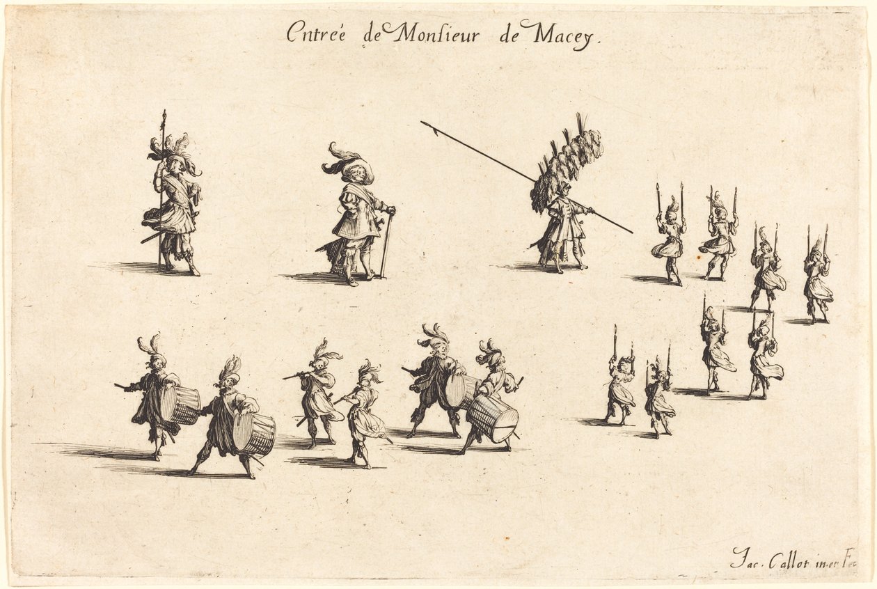 paisagem de Jacques Callot