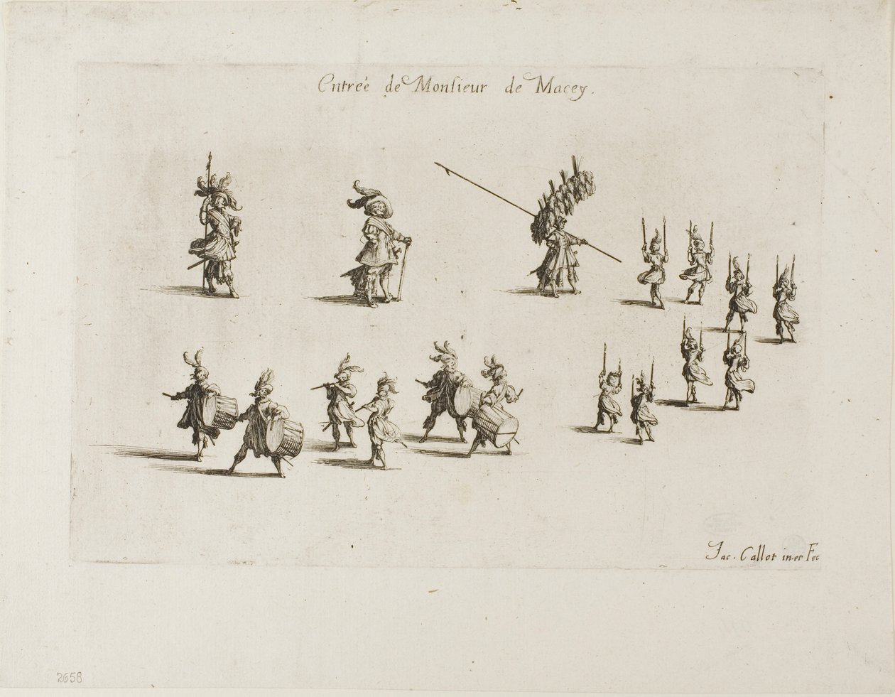Entrada de M. de Macey, de O Combate na Barreira de Jacques Callot