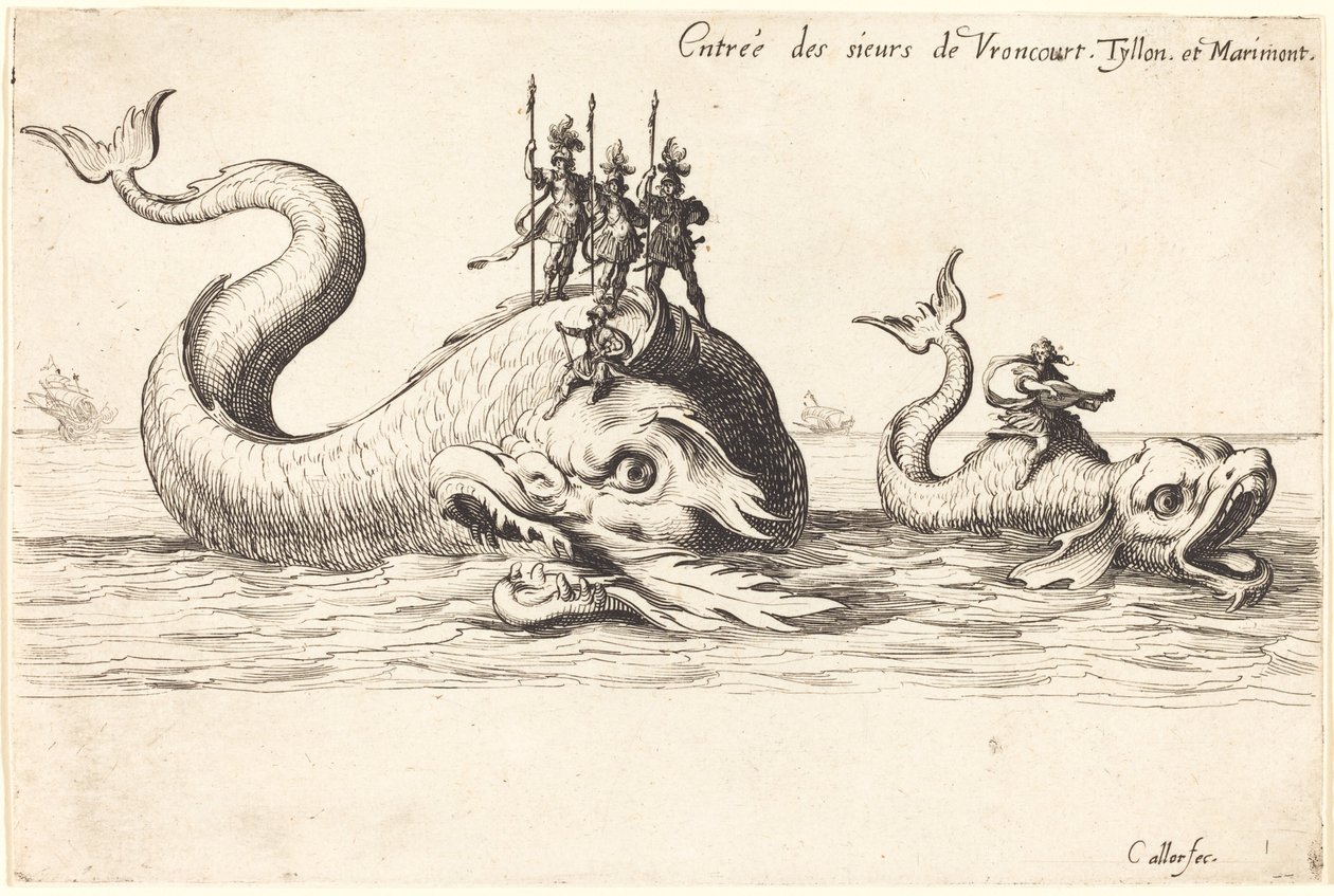 Entrada de Mm. de Vroncourt, Tyllon e Marimont de Jacques Callot
