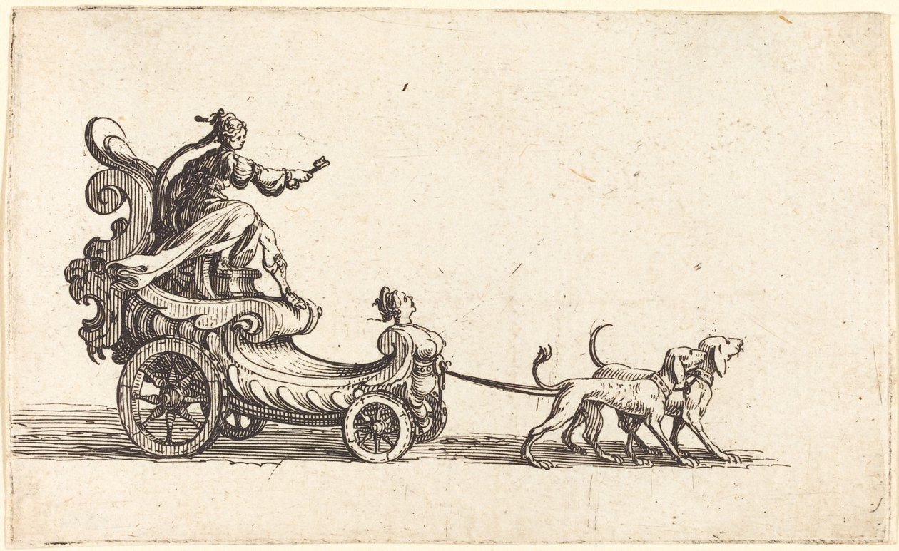 Entrada de Monsenhor Henry de Lorraine, Marquês de Moy, sob o nome de Pirandre de Jacques Callot