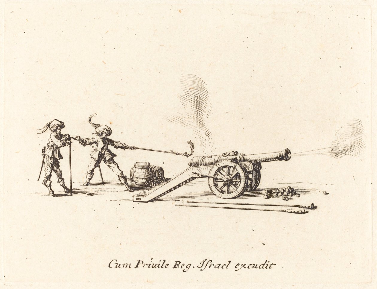 Disparando o canhão de Jacques Callot