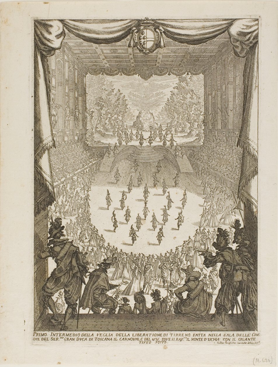 Primeiro Intermezzo da Veglia da "Libertação de Tyrannus e Arena" de Jacques Callot