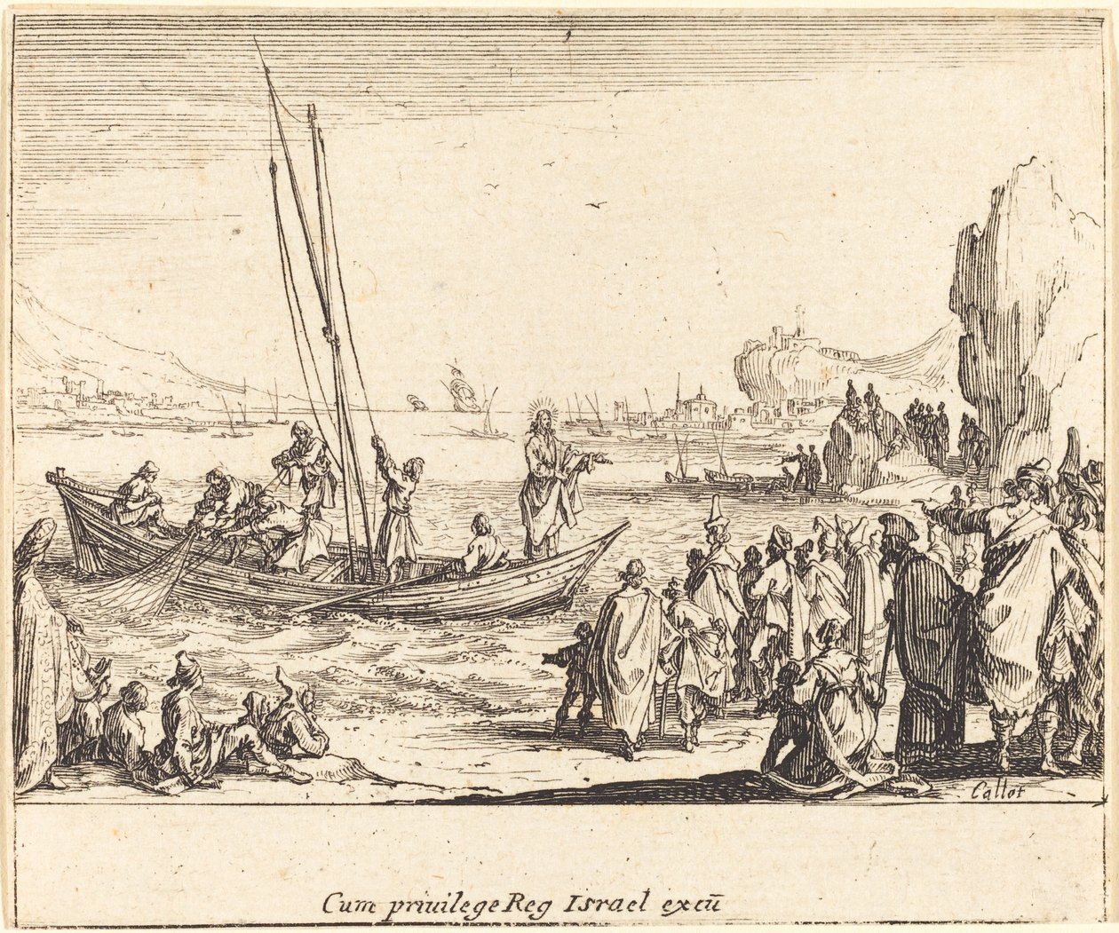 Pescador de Homens, 1635. de Jacques Callot