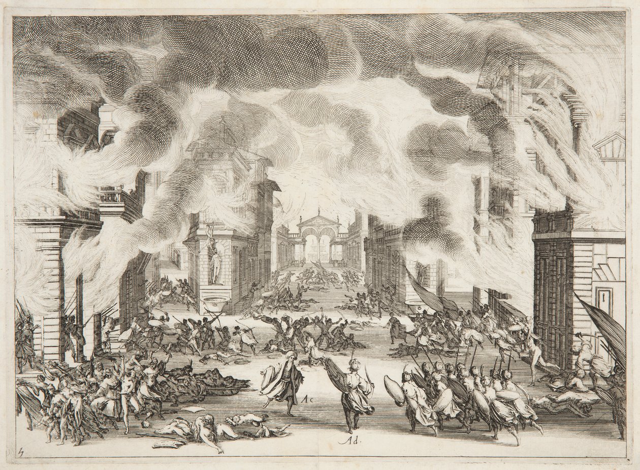 Quarto Ato de Soliman de Jacques Callot