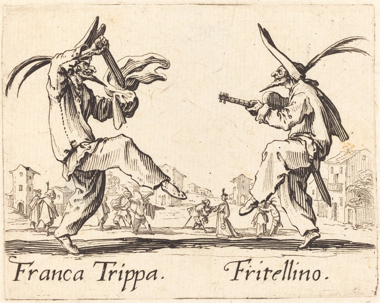 paisagem de Jacques Callot