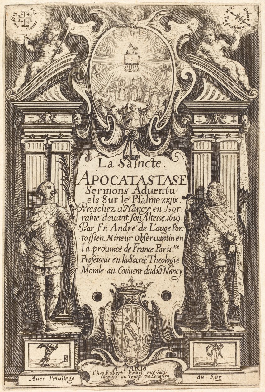 Frontispício do Santo Apocalipse de Jacques Callot