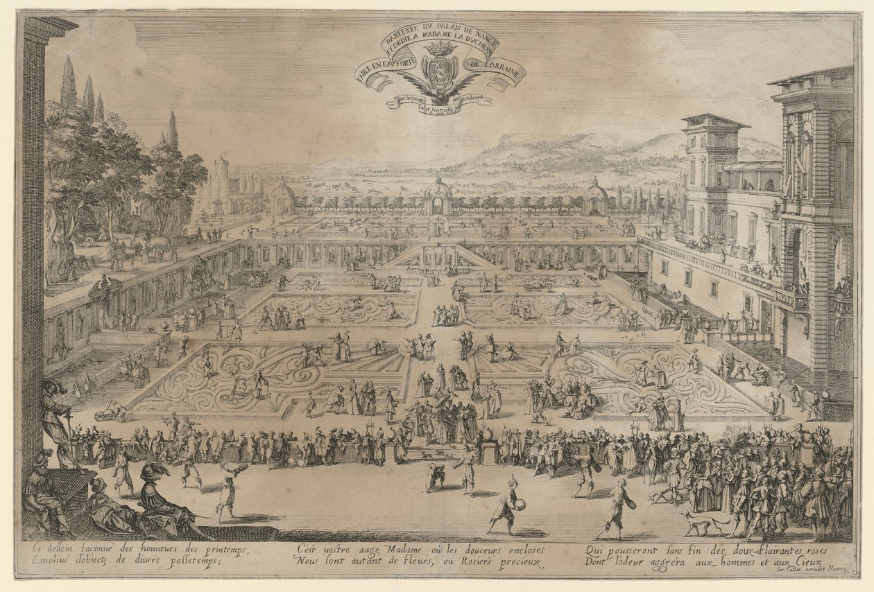 Jardim de Nancy de Jacques Callot