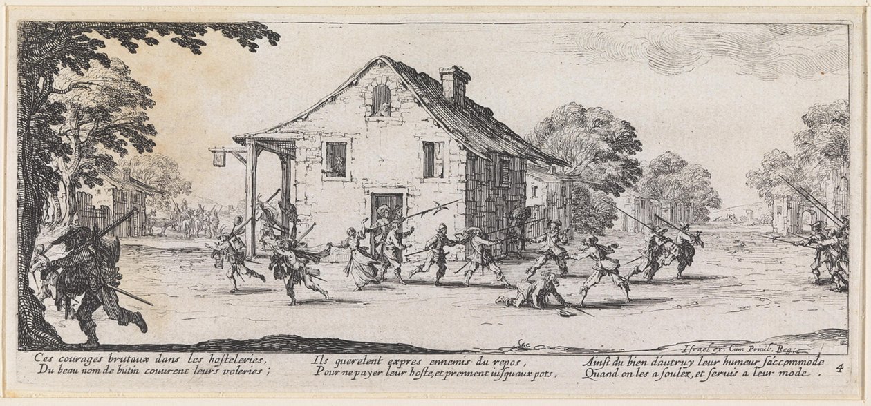 A luta por uma casa de Jacques Callot