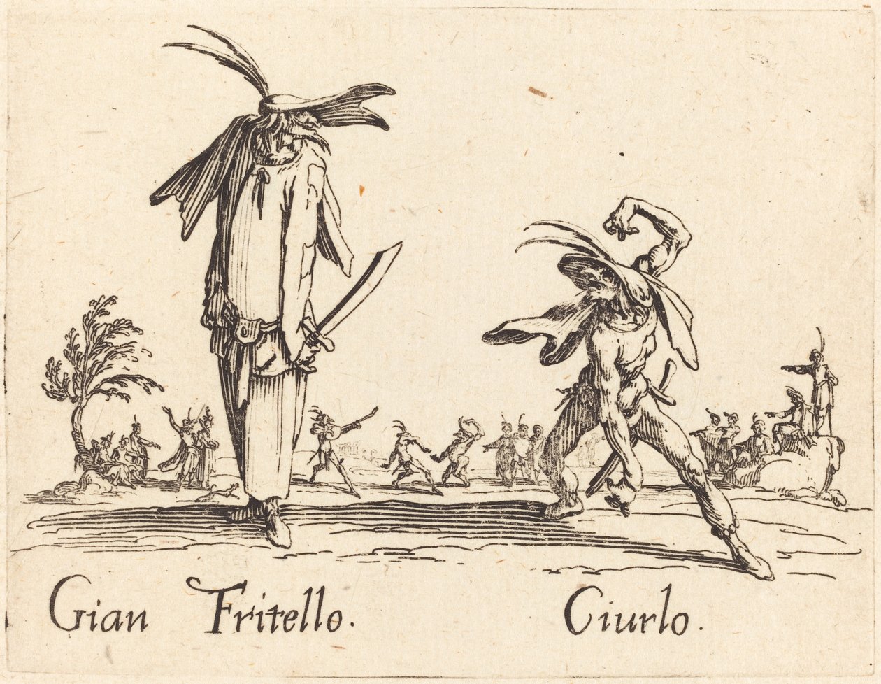 Gian Fritello e Ciurlo de Jacques Callot