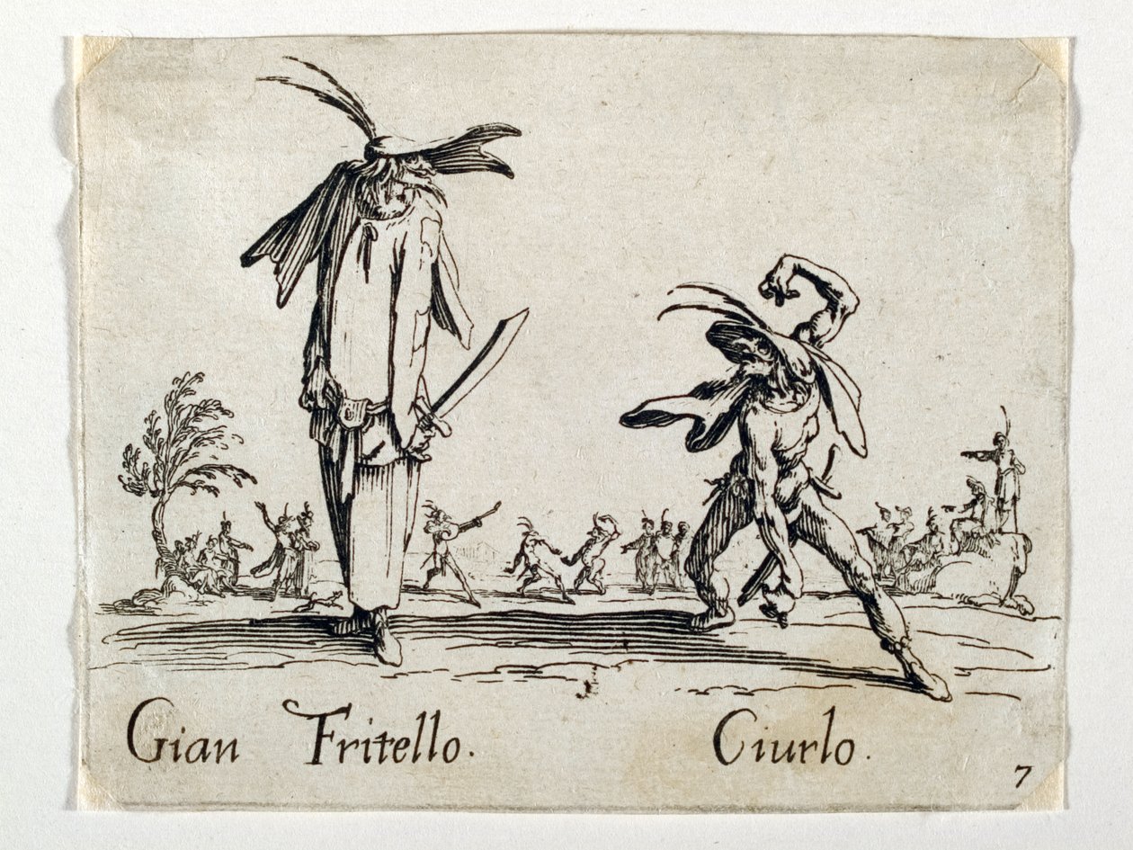 Gian Fritello e Ciurlo, personagens da Commedia dell
