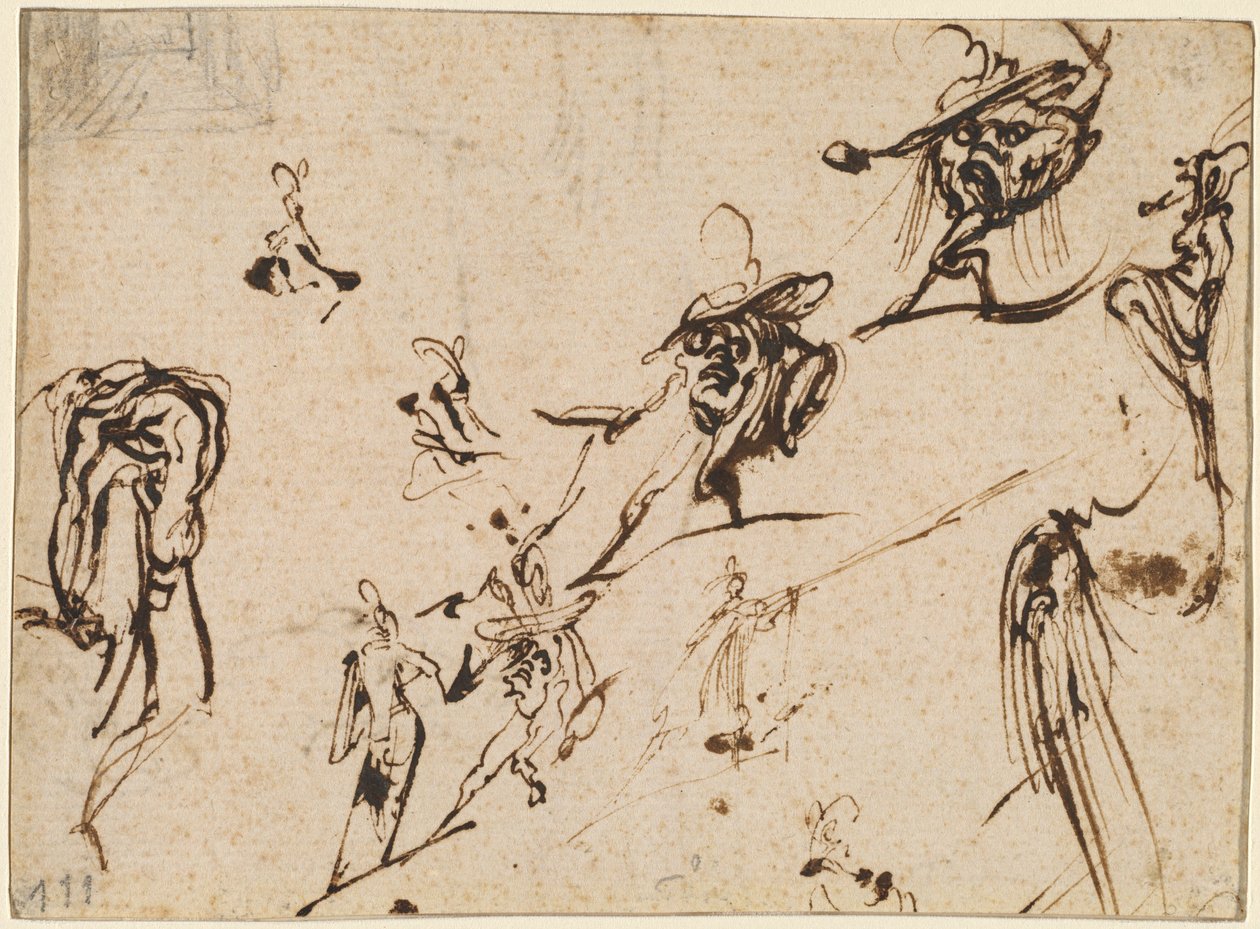Gobbi e outras figuras bizarras de Jacques Callot
