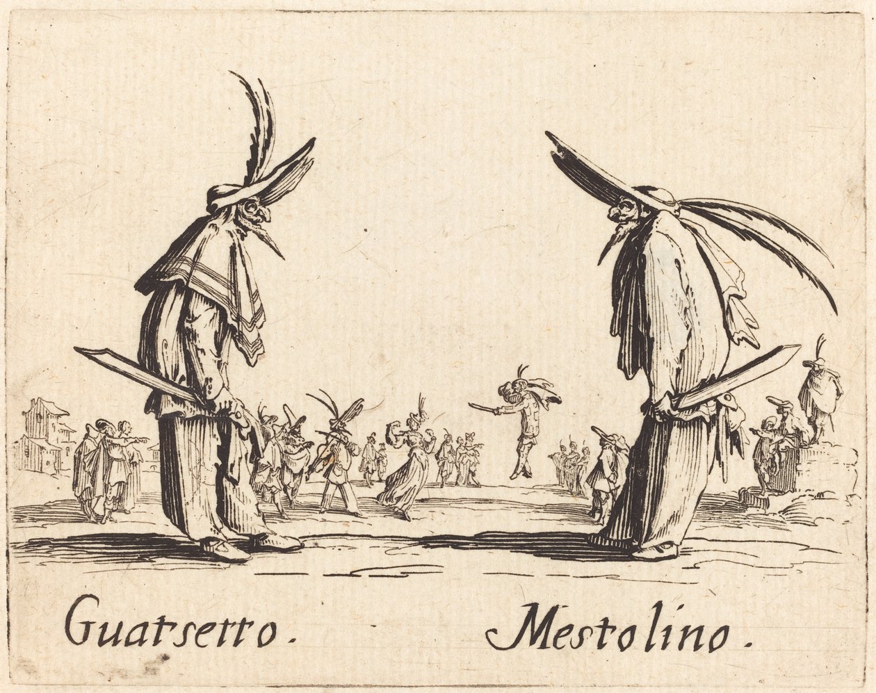 Guatsetto e Mestolino de Jacques Callot