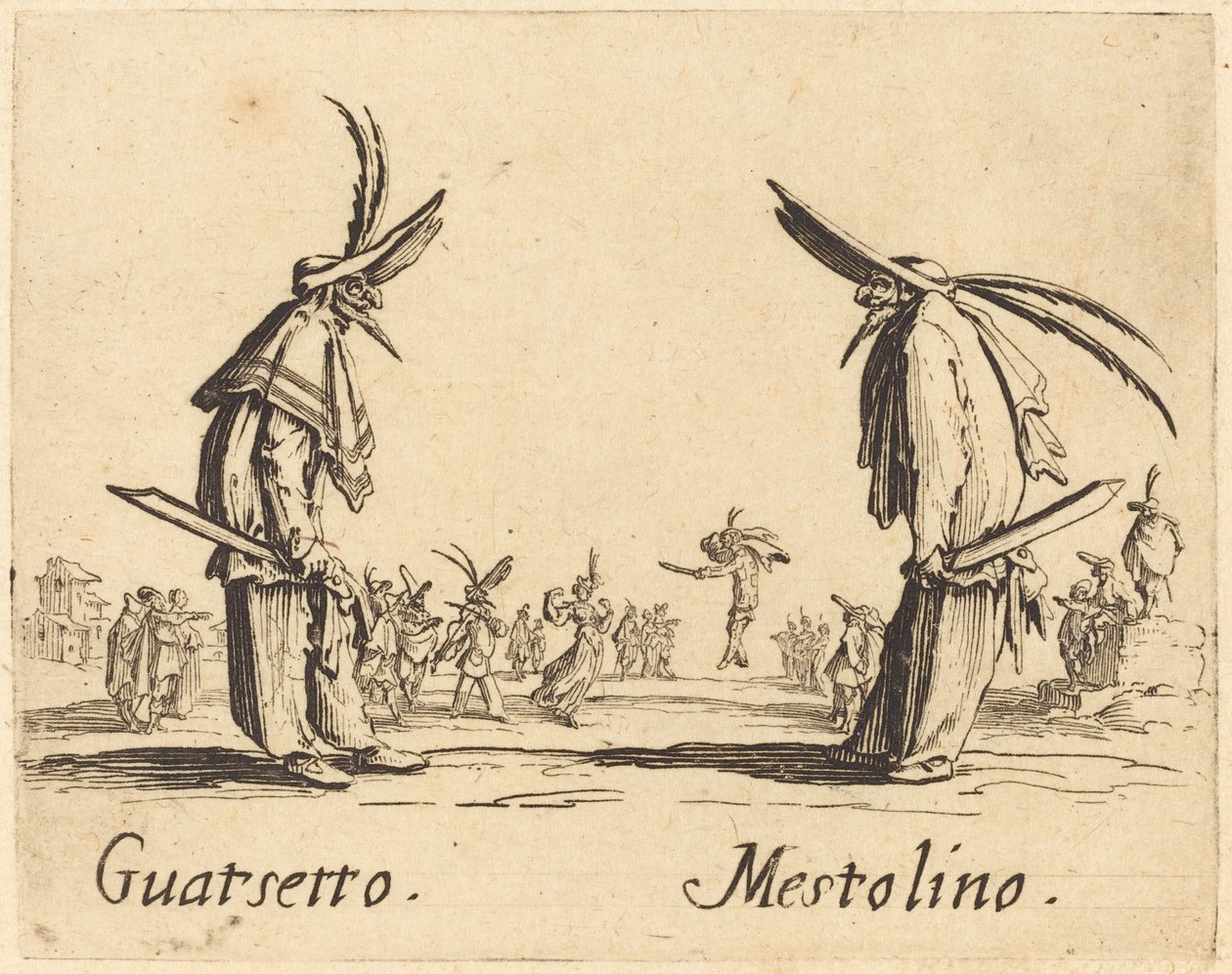Guatsetto e Mestolino de Jacques Callot