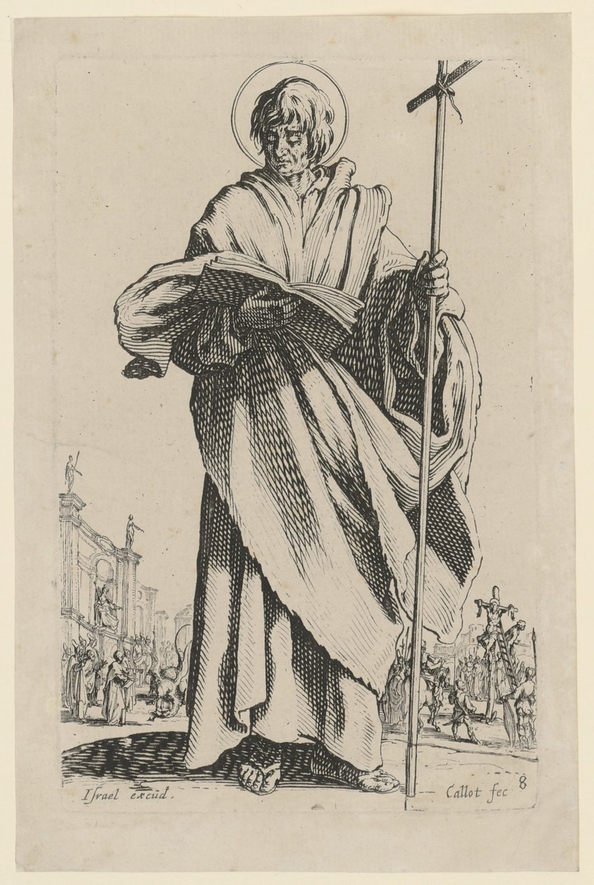 São Filipe, folha 11 da série «Jesus, os doze apóstolos e Maria» de Jacques Callot