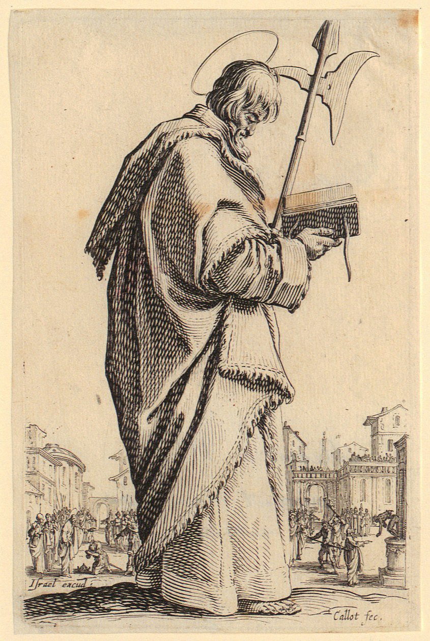 São Filipe, prancha 11 da série «Jesus, os doze apóstolos e Maria» de Jacques Callot