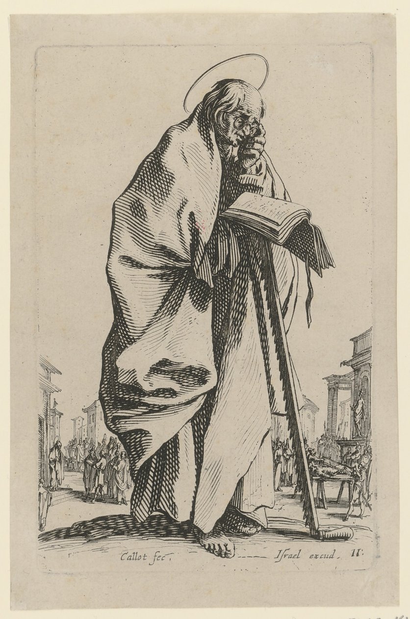 São Simão, folha 14 da série «Jesus, os doze apóstolos e Maria» de Jacques Callot