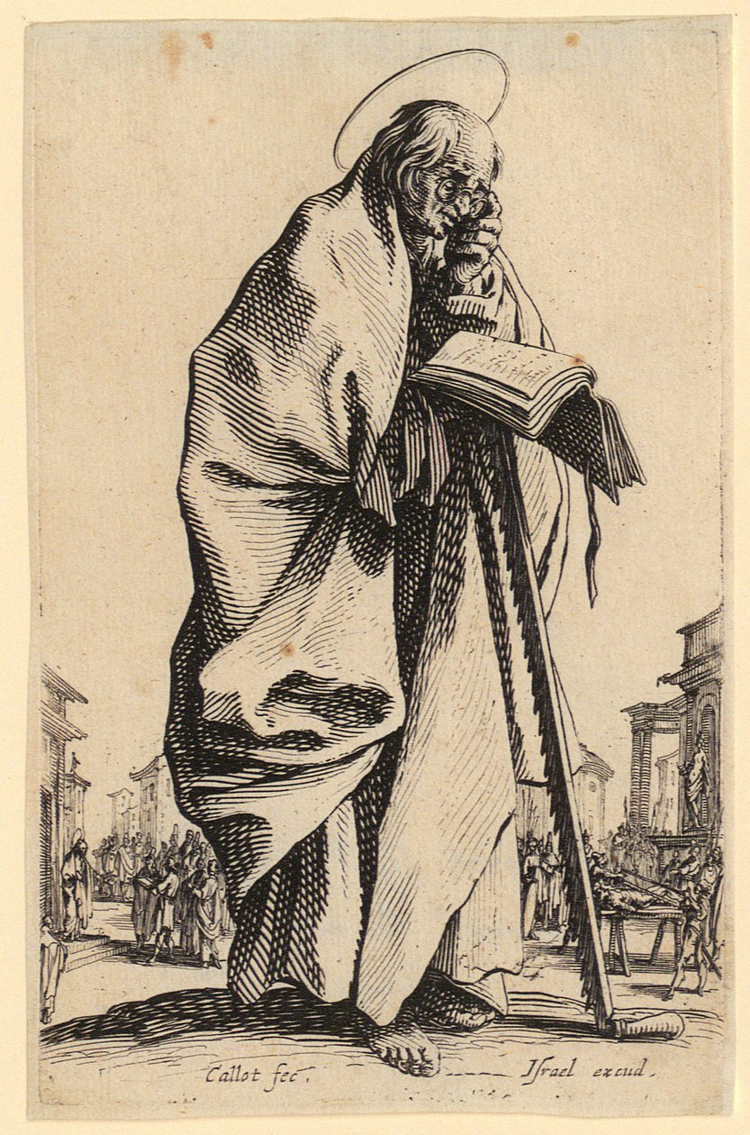 São Simão, prancha 14 da série «Jesus, os doze apóstolos e Maria» de Jacques Callot