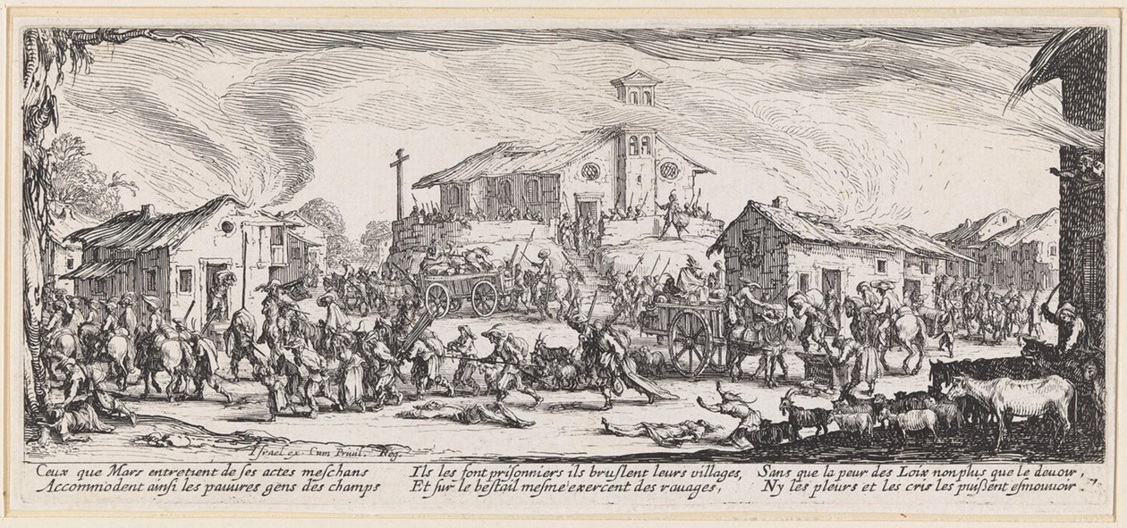 A fuga com o saque de Jacques Callot
