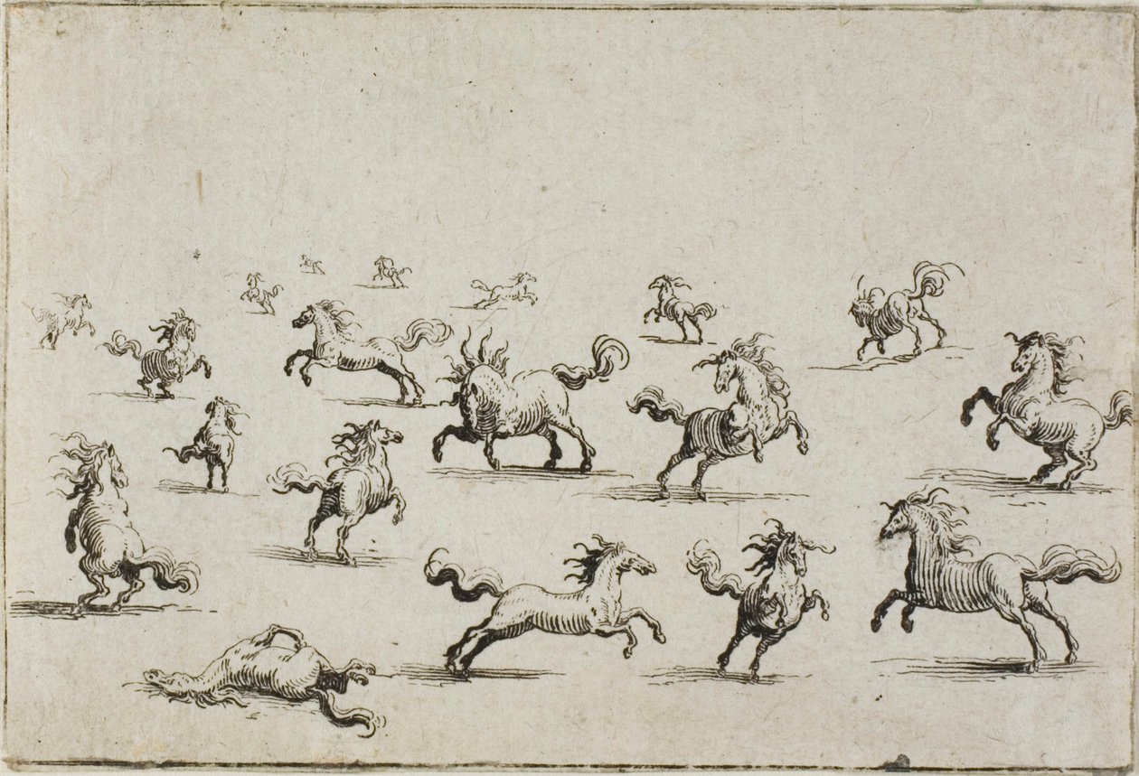 Horses Running Free, de The Caprices de Jacques Callot