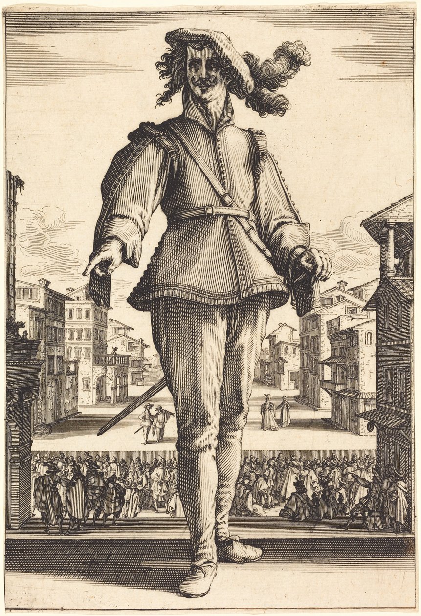 O Capitão, ou O Apaixonado de Jacques Callot