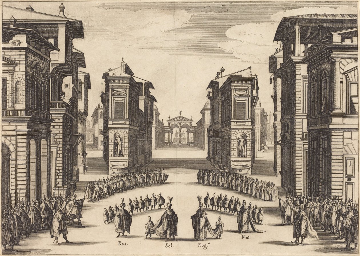 Il Solimano, ato II de Jacques Callot