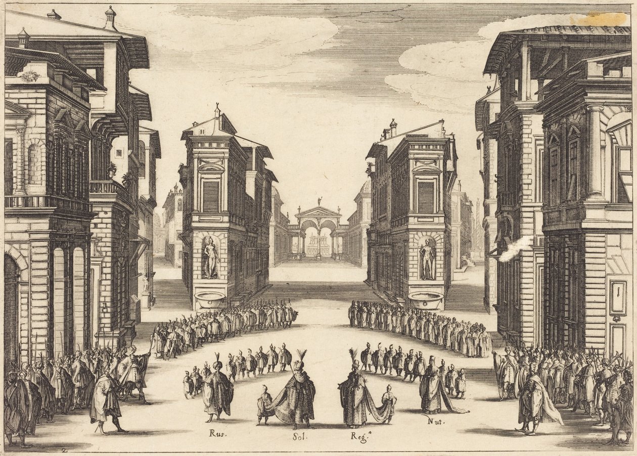 Il Solimano, ato II de Jacques Callot