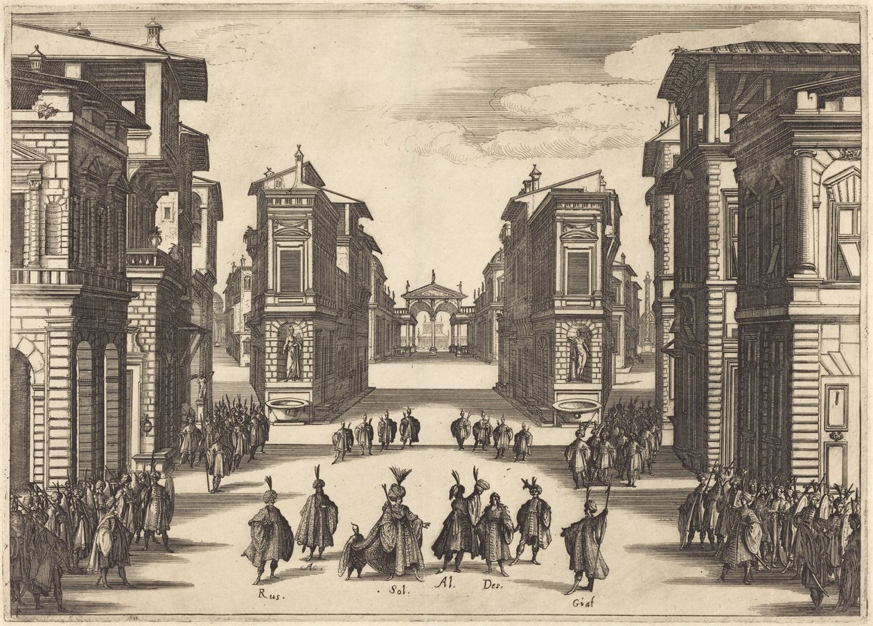 Il Solimano, ato IV de Jacques Callot