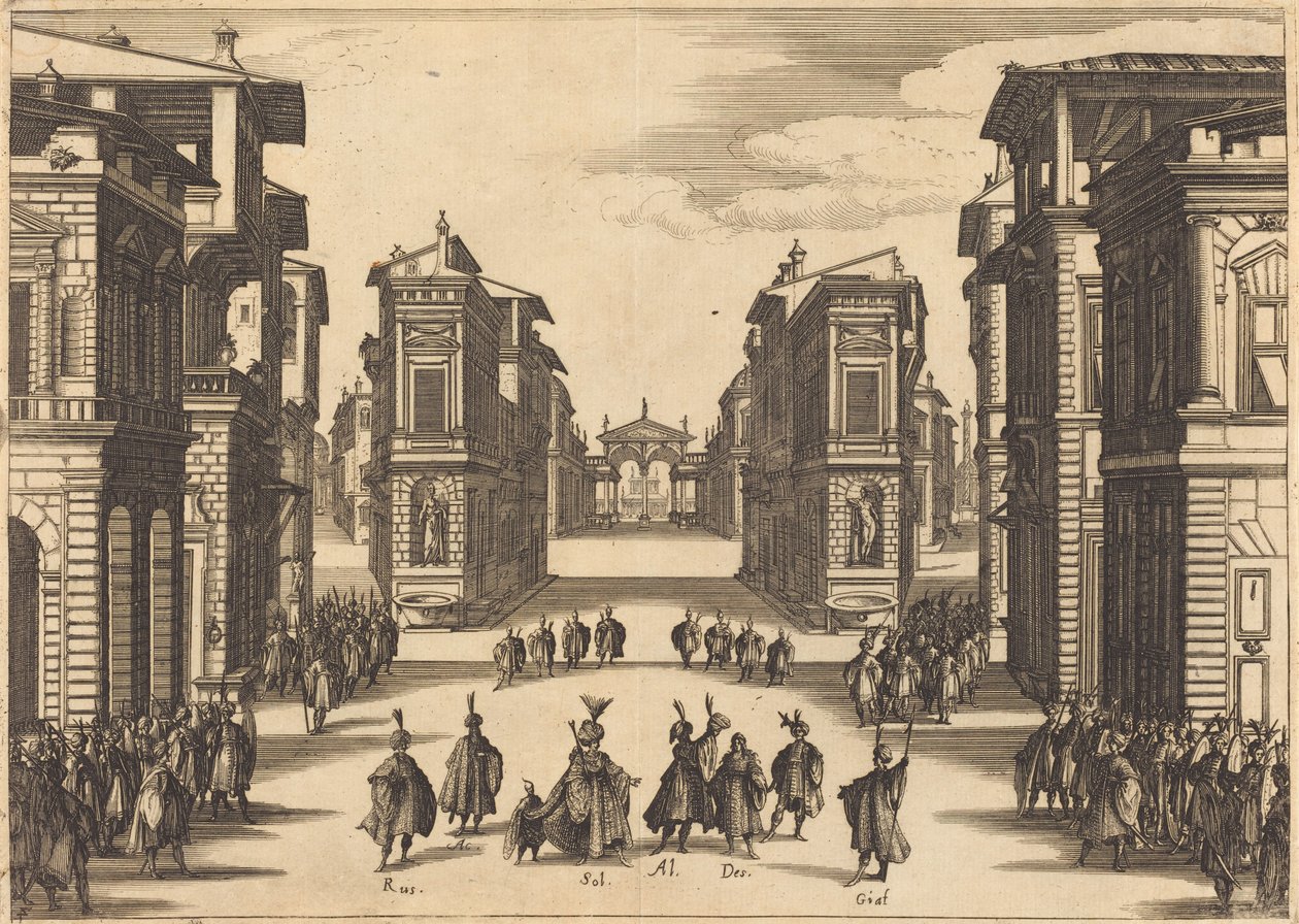 Il Solimano, ato IV de Jacques Callot