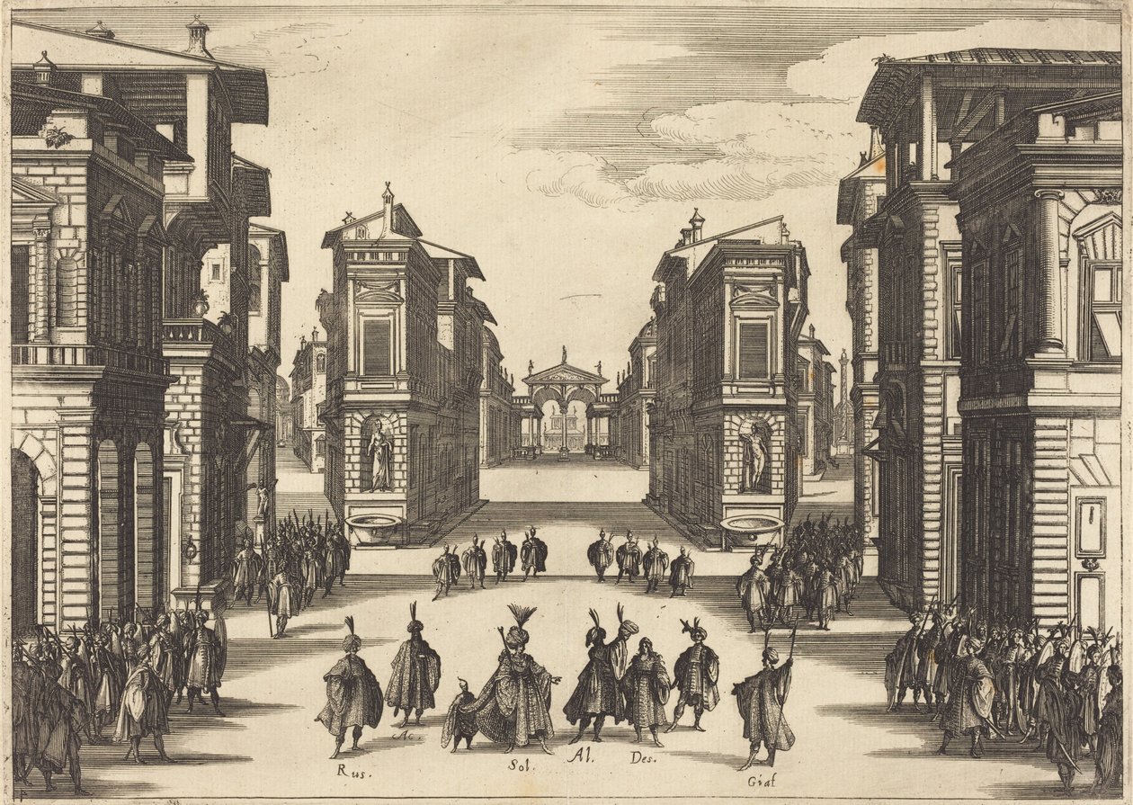 Il Solimano, ato IV de Jacques Callot