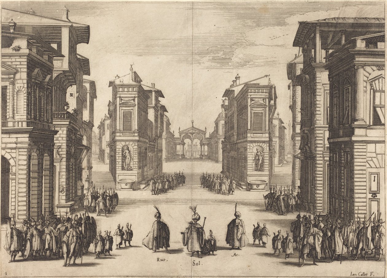 Il Solimano, ato I de Jacques Callot