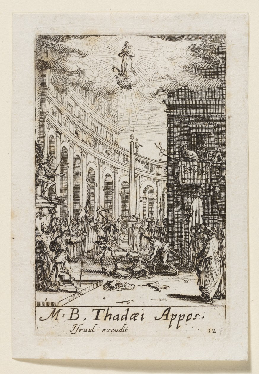 Judas, o Apóstolo (Thadaei Appos.) de Jacques Callot