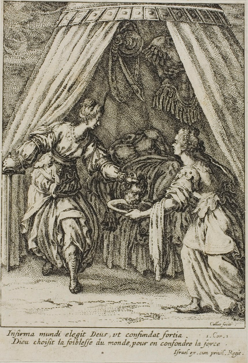 Judite com a cabeça de Holofernes de Jacques Callot