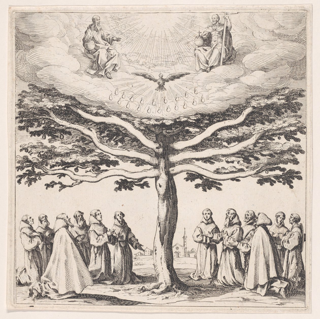 A árvore de São Francisco de Jacques Callot